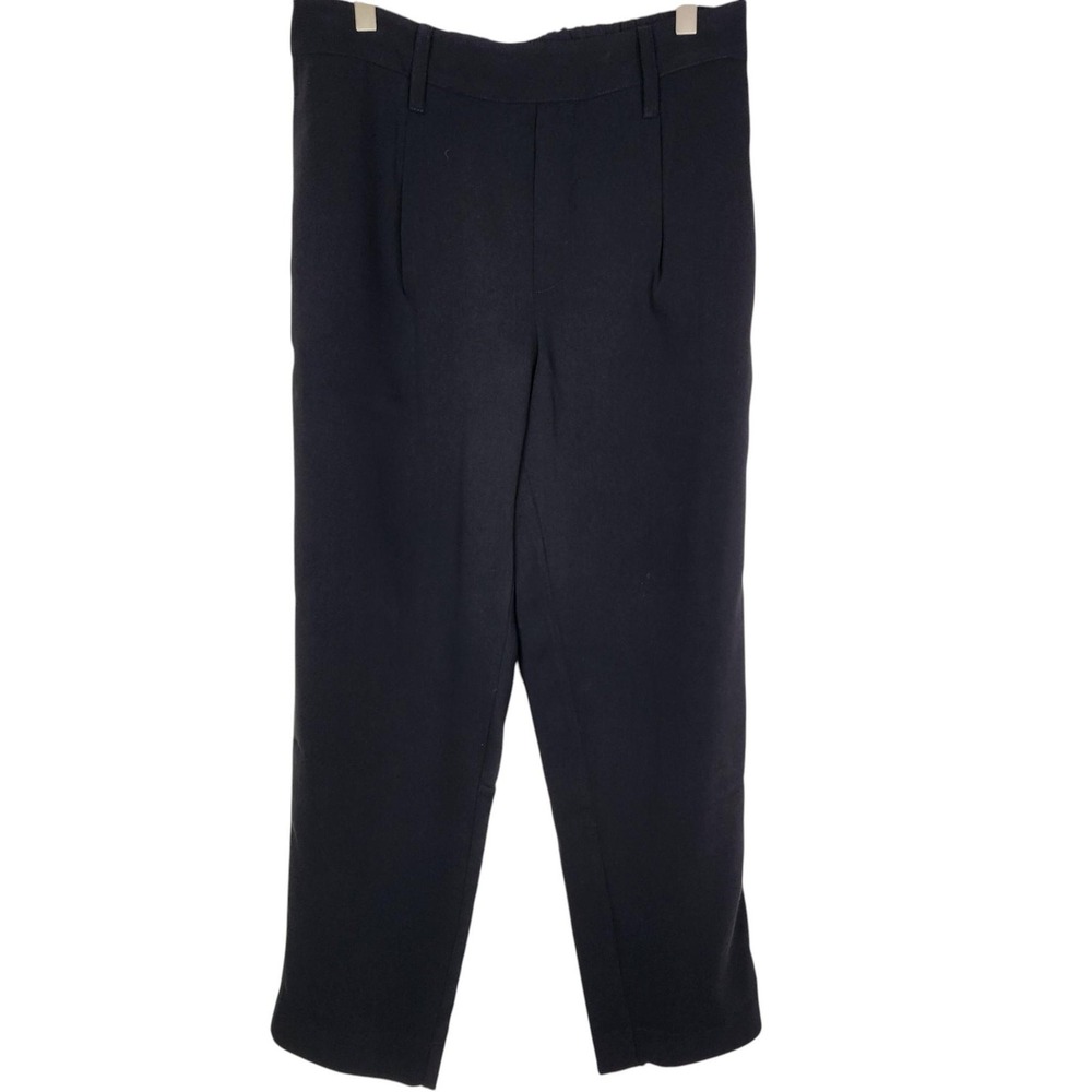 RUTI Pants Womens 8 Black Crepe Pull On Elastic Waist Dress Trousers Work